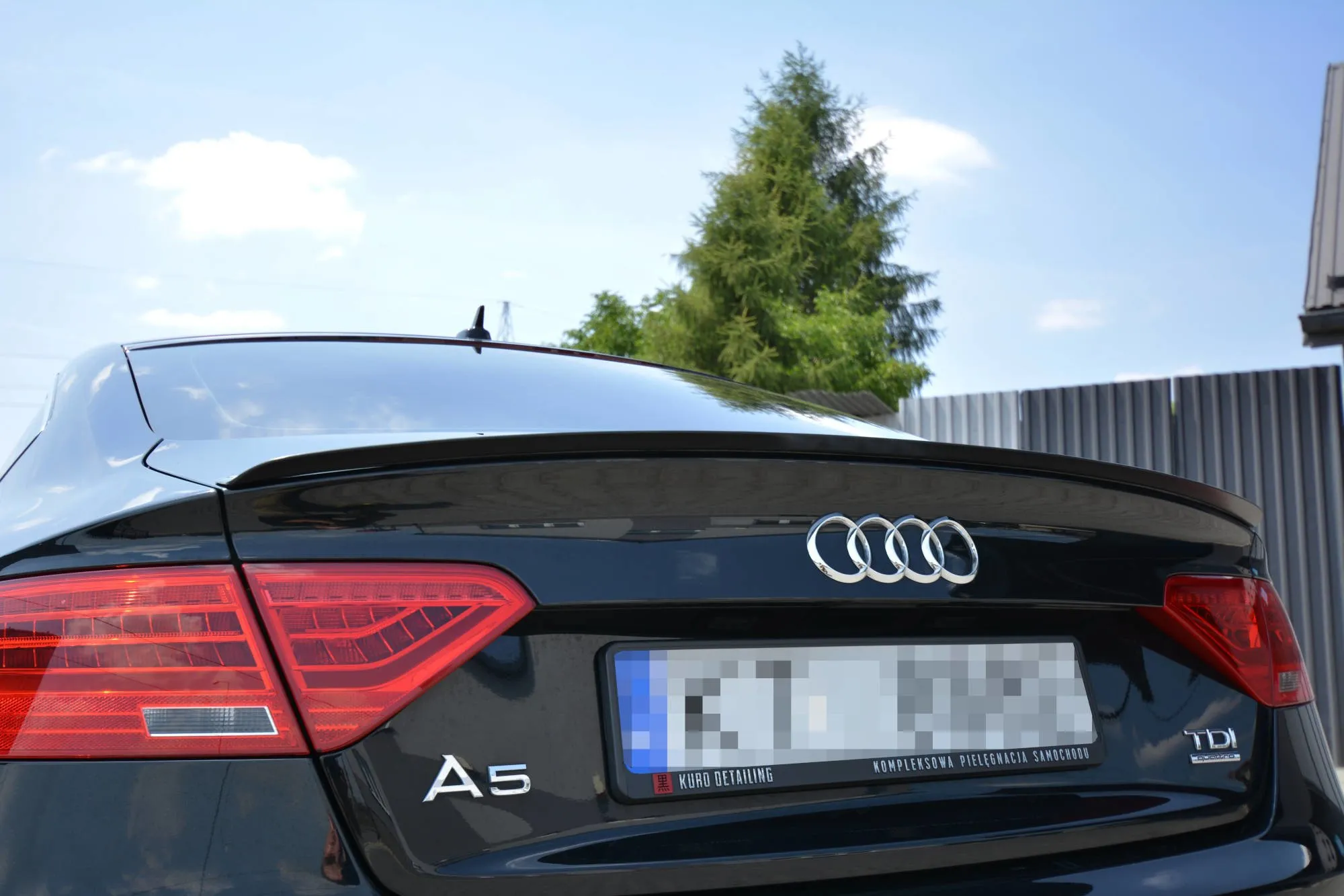 Spoiler Cap Audi A5 Sportback S-Line 8T Facelift - Bilde 3