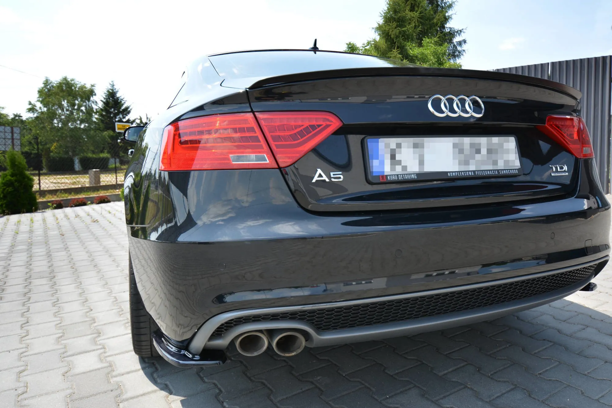Spoiler Cap Audi A5 Sportback S-Line 8T Facelift - Bilde 4