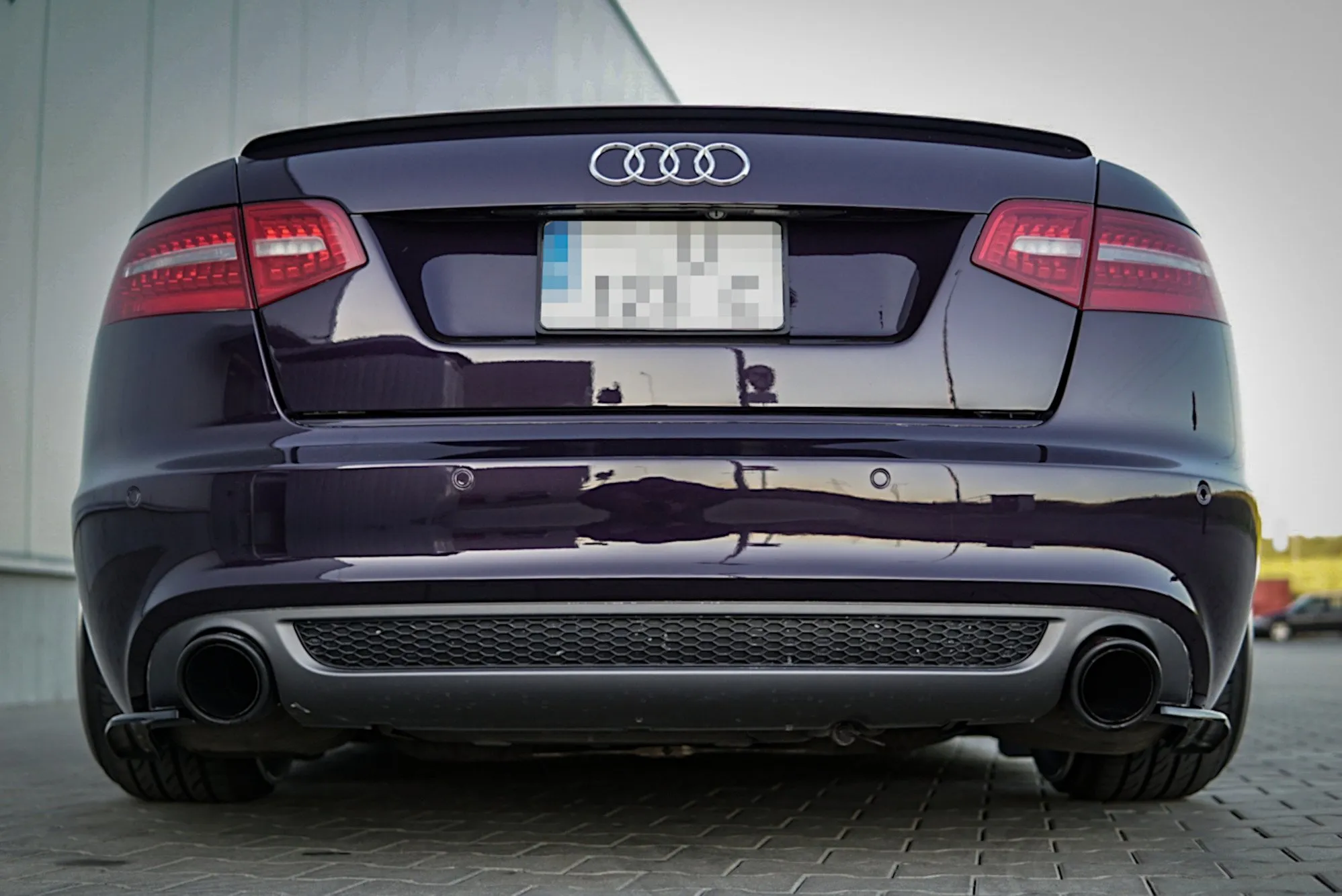 Spoiler Cap Audi A6 S-Line C6 FL Sedan - Bilde 5