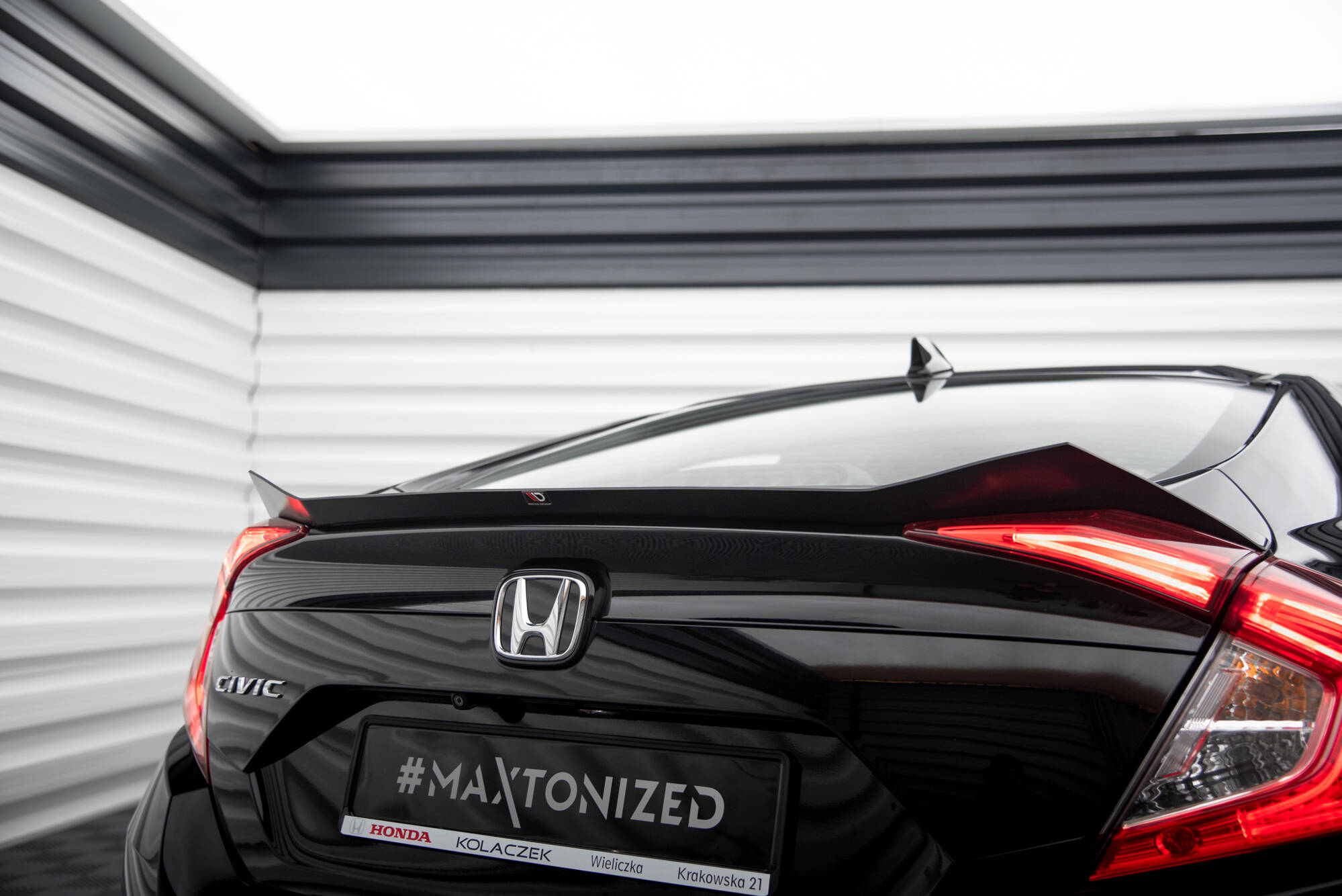Spoiler Cap Honda CIVic Sedan Mk10 / Mk10 Facelift