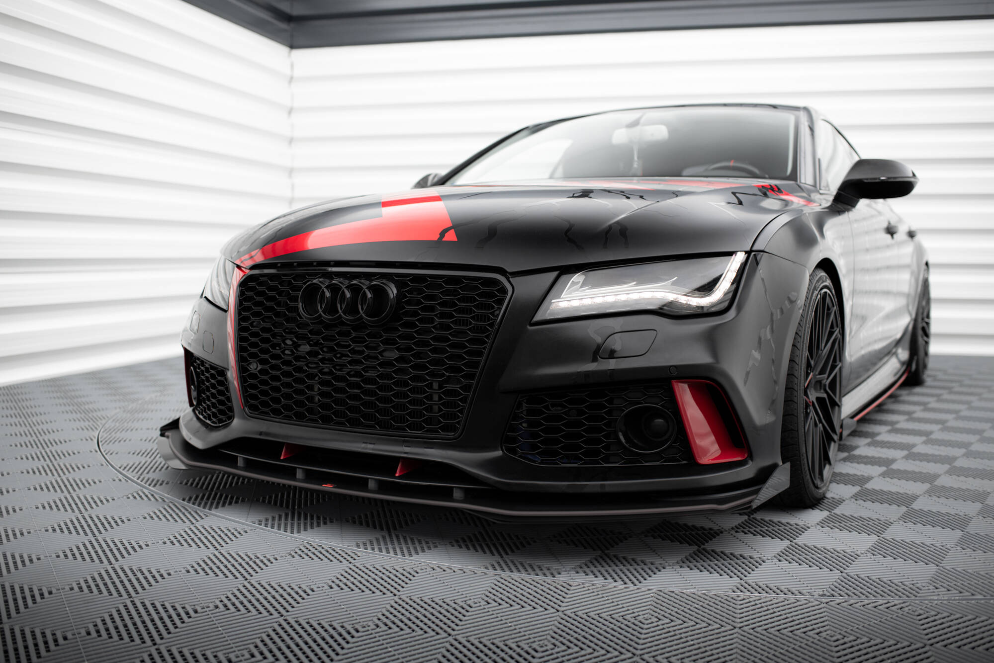 Frontleppe Street Pro Med Flaps Audi A7 RS7 Look C7