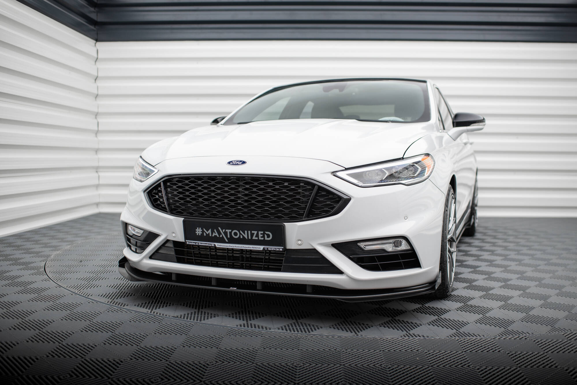Frontleppe Street Pro Med Flaps Ford Mondeo Sport Mk5 Facelift / Fusion Sport Mk2 Facelift