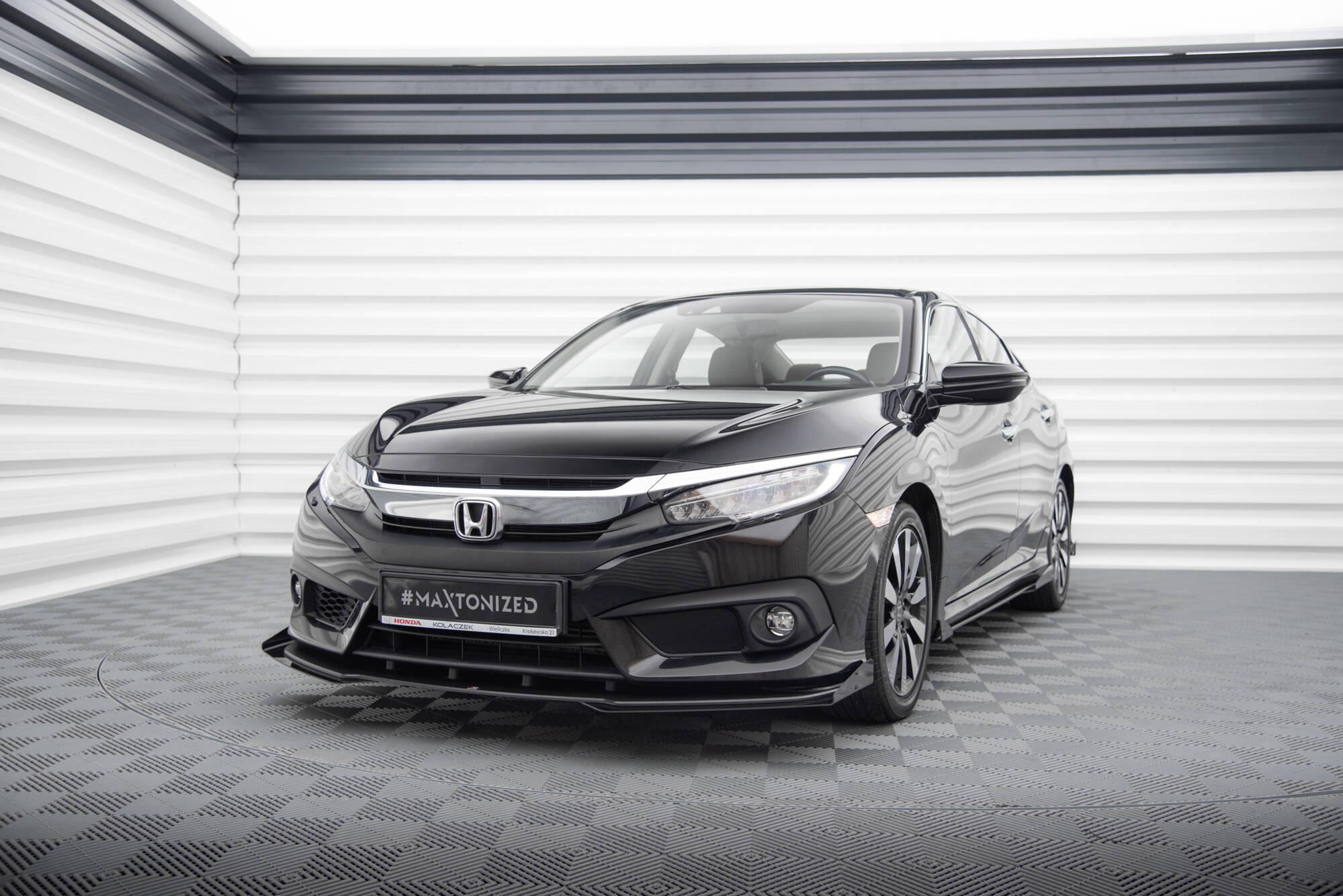 Frontleppe Street Pro Med Flaps Honda CIVic Mk10