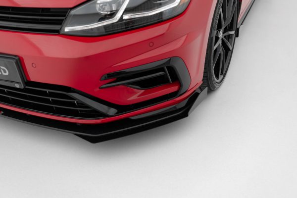 Frontleppe Street Pro Med Flaps Volkswagen Golf R / R-Line Mk7 Facelift