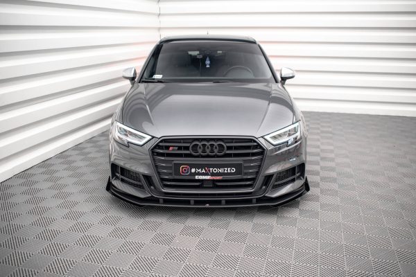 Frontleppe Street Pro V.1 Med Flaps Audi S3 / A3 S-Line Sportback 8V Facelift