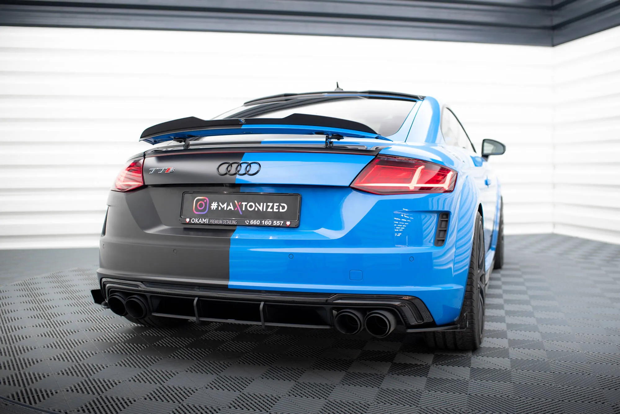 Diffuser Street Pro Audi TT S 8S Facelift - Bilde 2