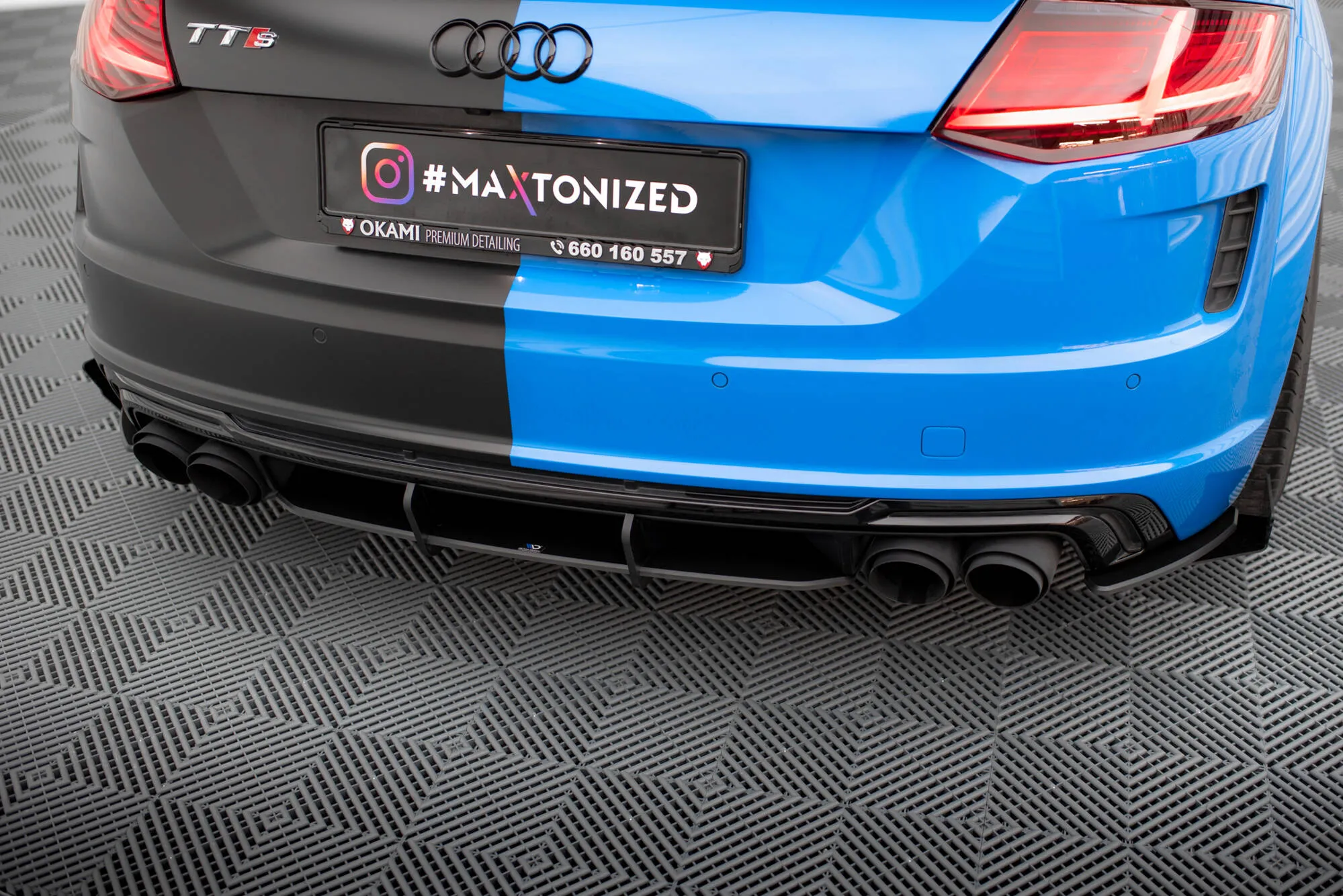 Diffuser Street Pro Audi TT S 8S Facelift - Bilde 5