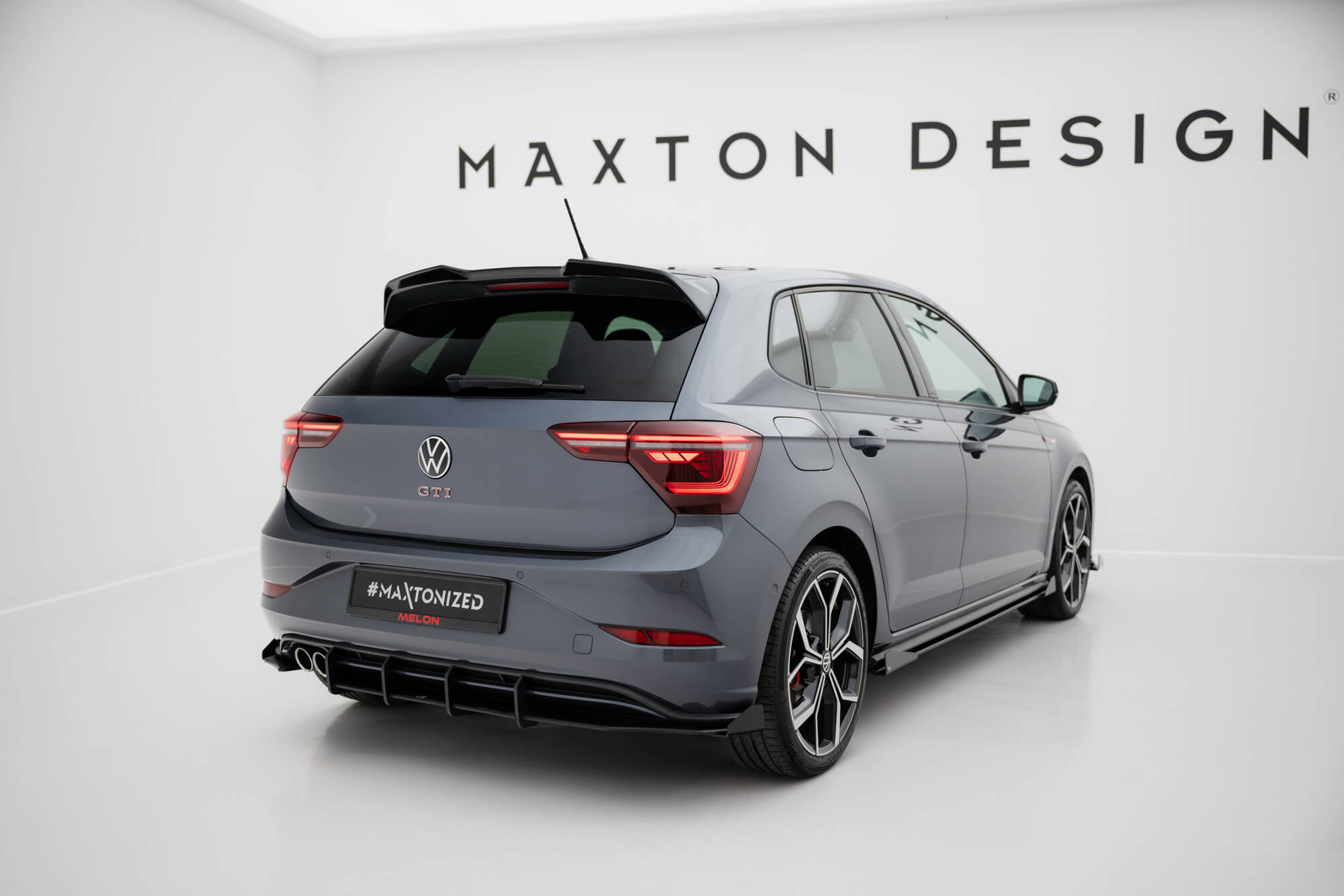 Diffuser Street Pro Med Flaps Volkswagen Polo GTI Mk6 Facelift