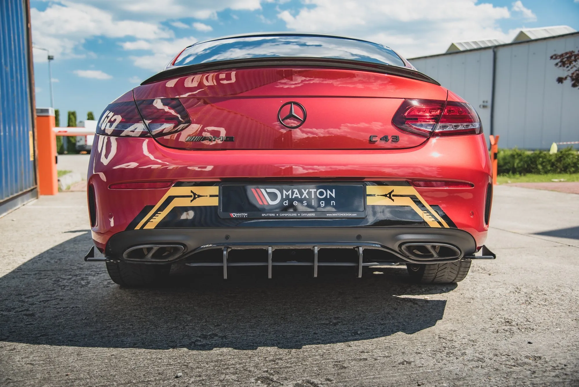 Diffuser Street Pro Mercedes-AMG C43 Coupe C205