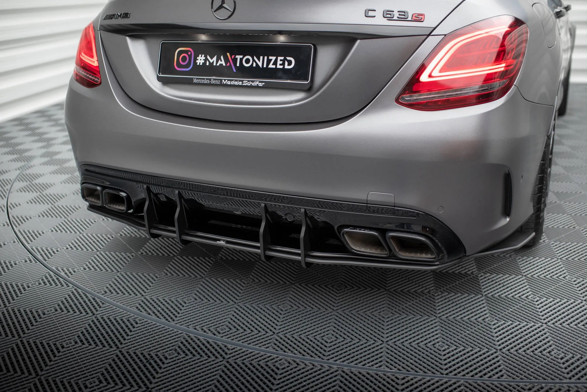Diffuser Street Pro Mercedes-AMG C63 Sedan / Estate W205 Facelift
