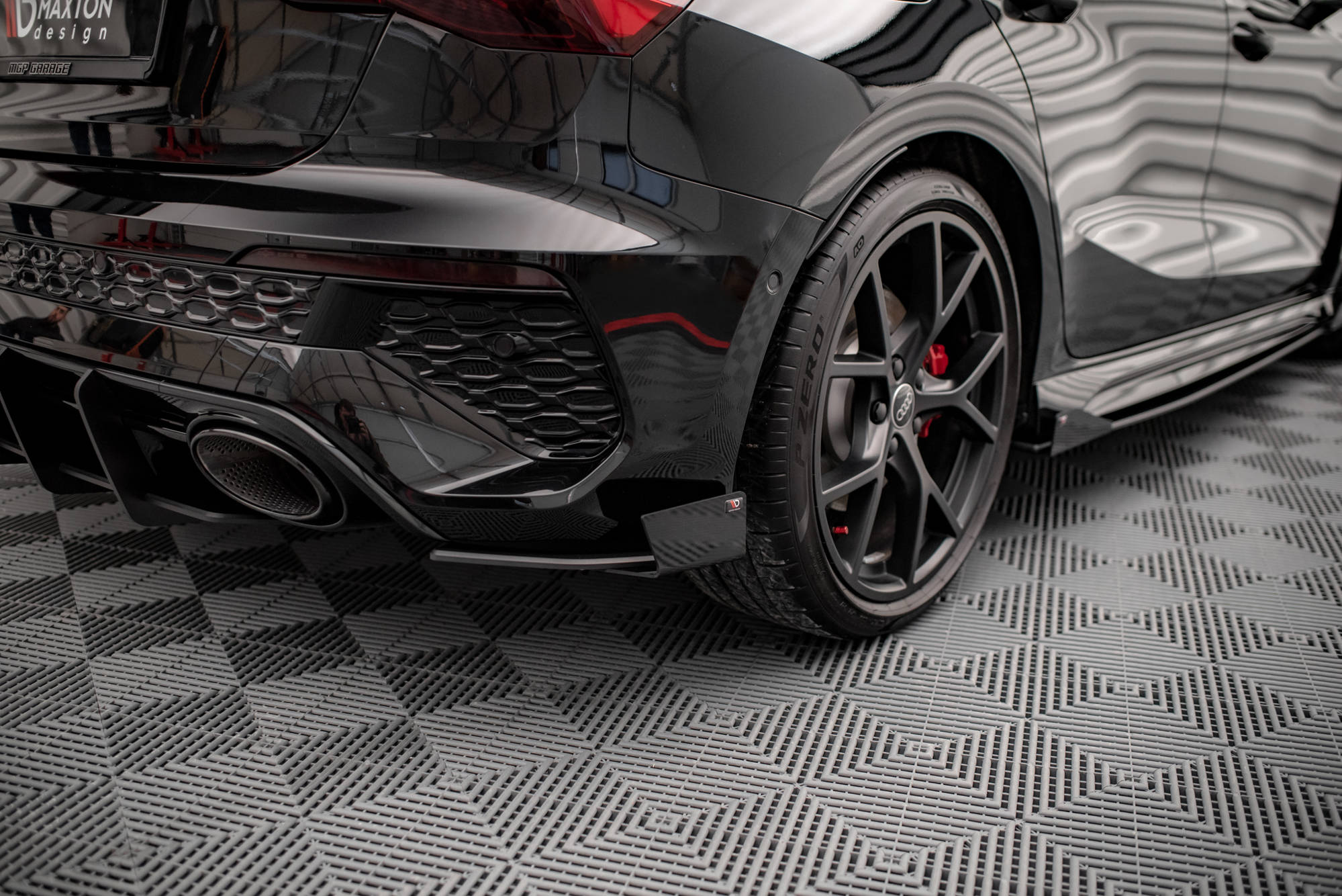 Bakre Flaps Street Pro Med Flaps Audi RS3 Sportback 8Y