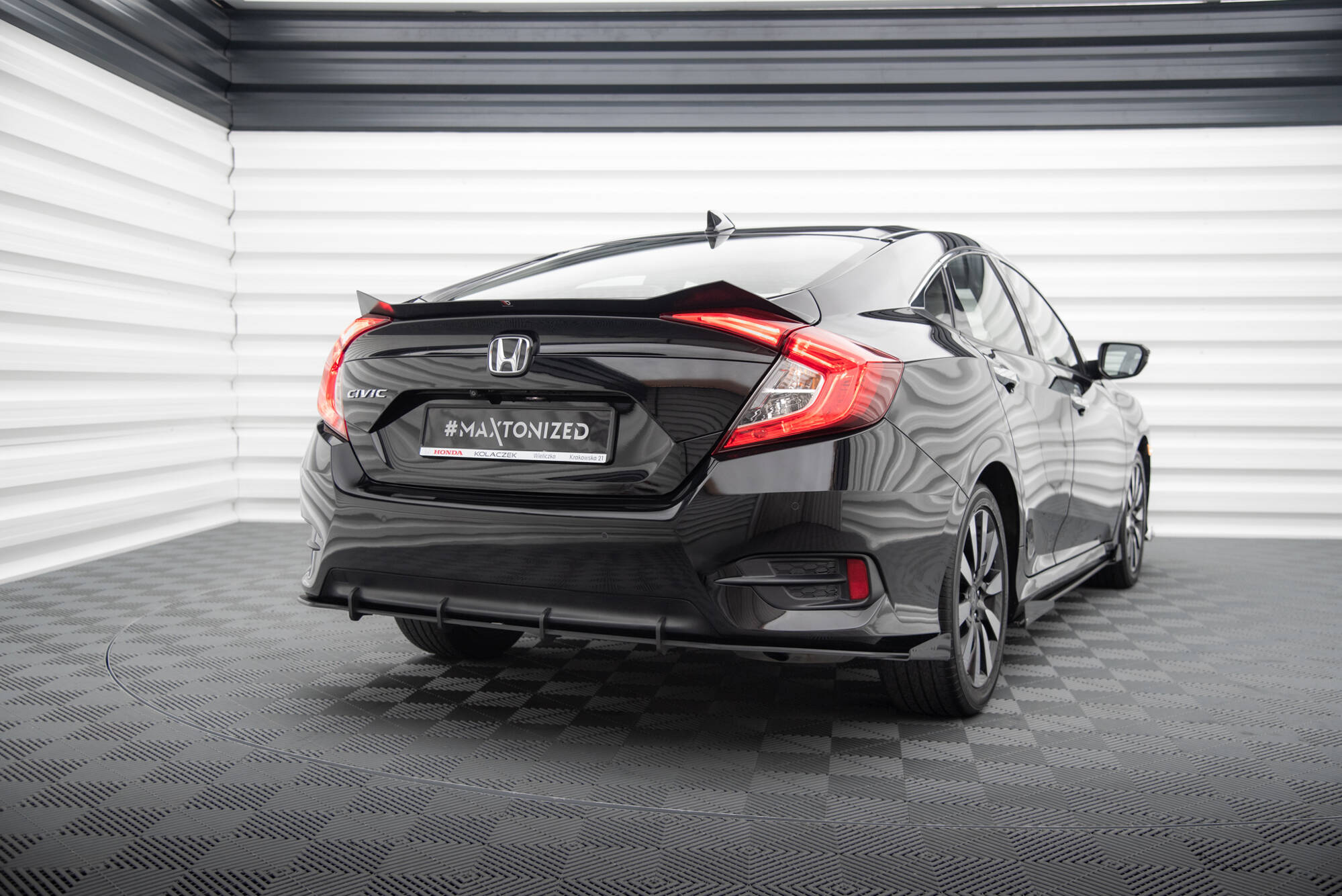 Bakre Flaps Street Pro Med Flaps Honda CIVic Mk10