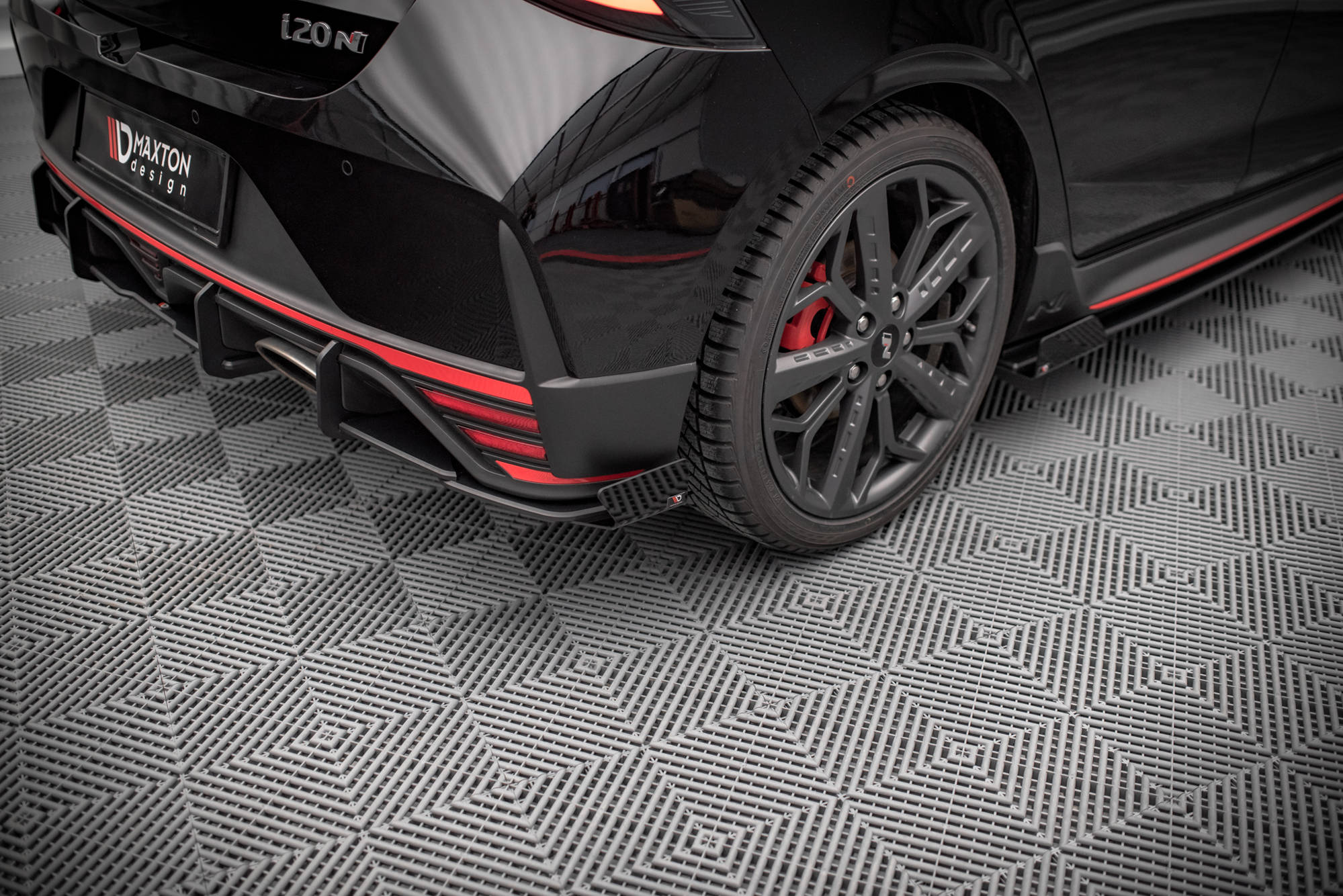 Bakre Flaps Street Pro Med Flaps Hyundai I20 N Mk3