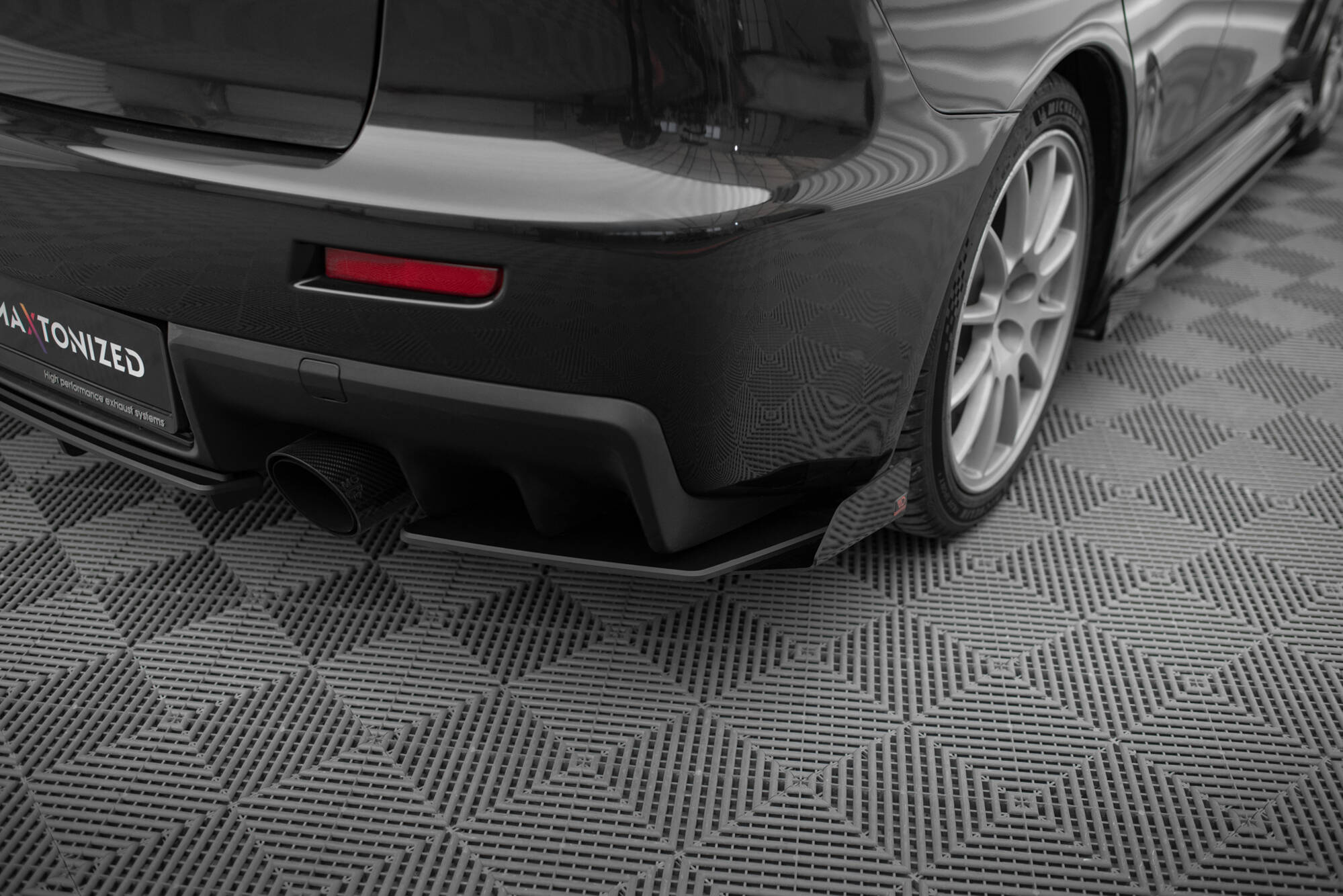 Bakre Flaps Street Pro Med Flaps Mitsubishi Lancer EVO X