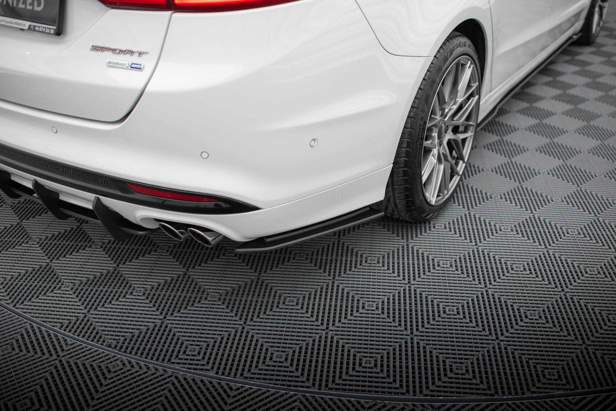 Bakre Flaps Street Pro Ford Mondeo Sport Mk5 Facelift / Fusion Sport Mk2 Facelift