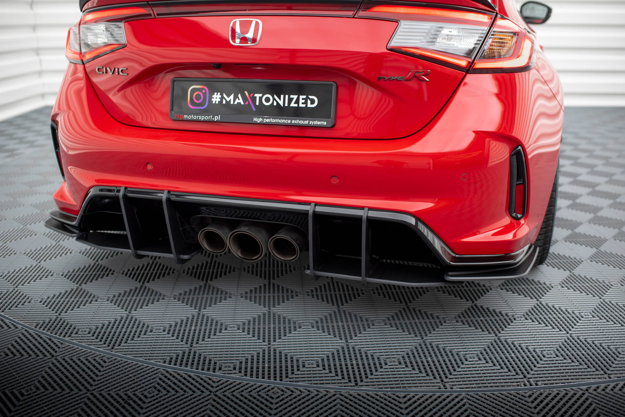 Bakre Flaps Street Pro Honda CIVic Type-R Mk 11