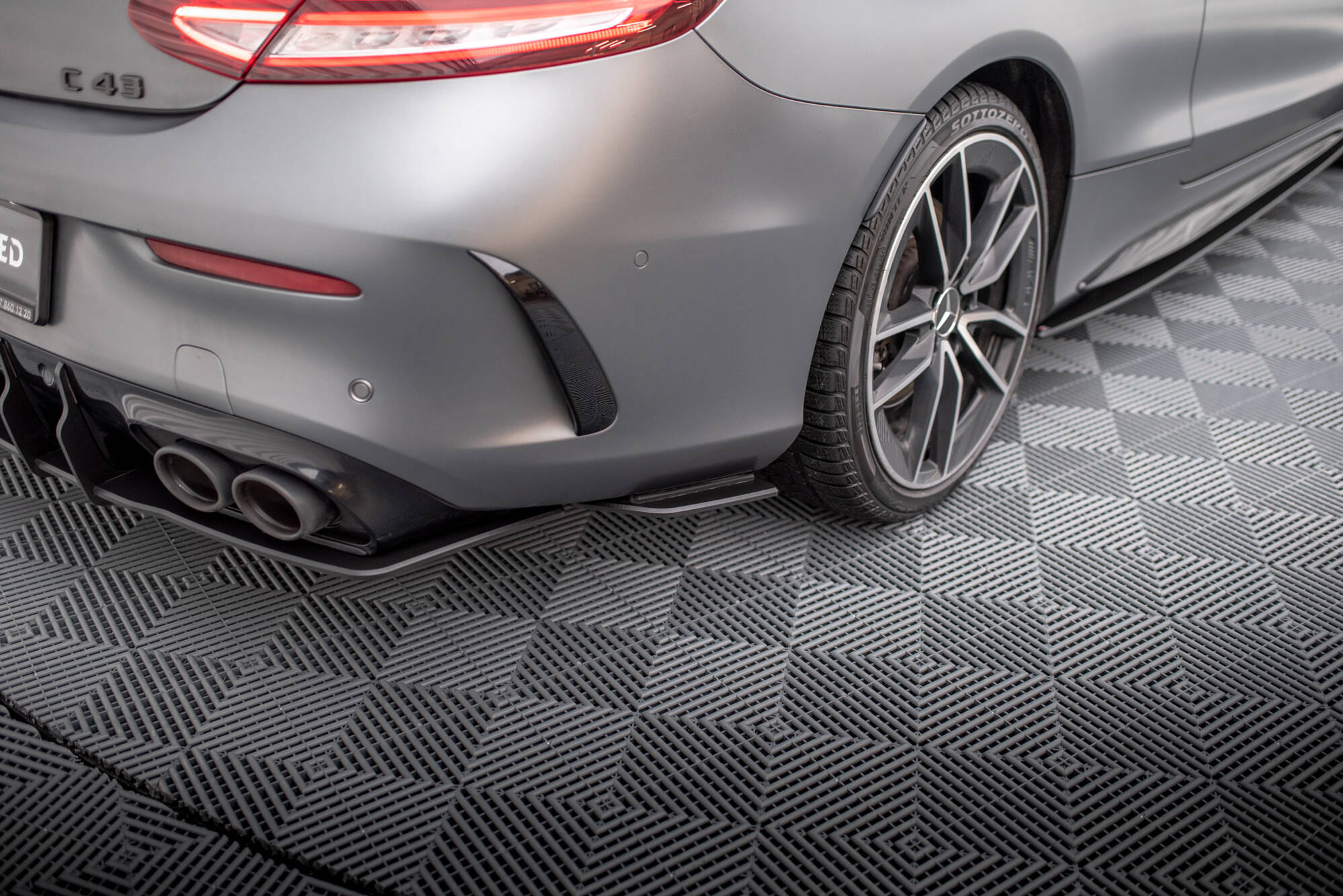 Bakre Flaps Street Pro Mercedes-AMG C43 Coupe / Cabrio C205 Facelift / A205 Facelift