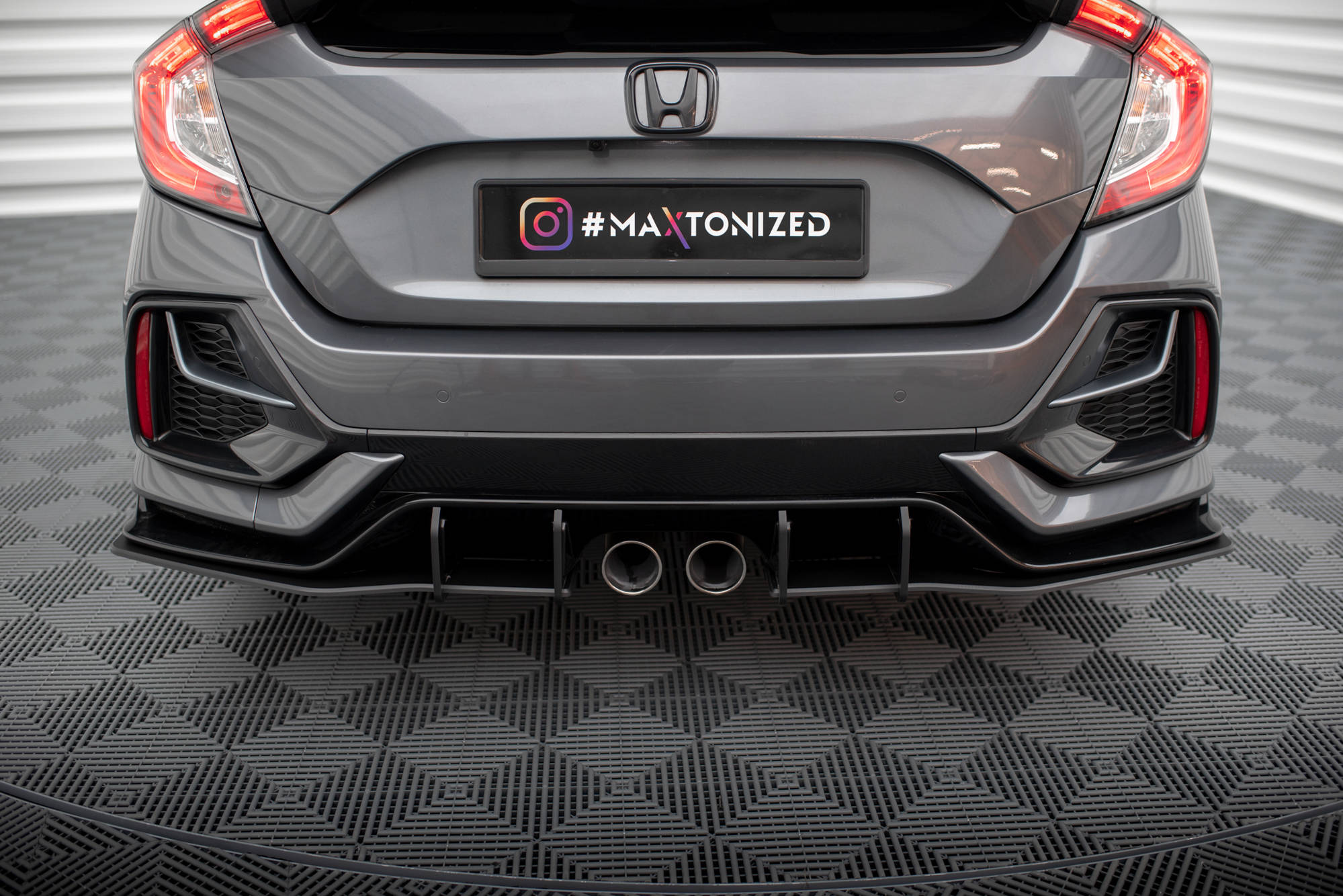 Bakre Flaps Street Pro V.1 Honda CIVic Sport Mk 10 Facelift