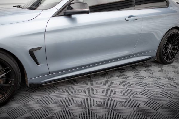 Sideskjørt Street Pro Med Flaps BMW 4 Coupe / Gran Coupe / Cabrio M-Pack F32 / F36 / F33