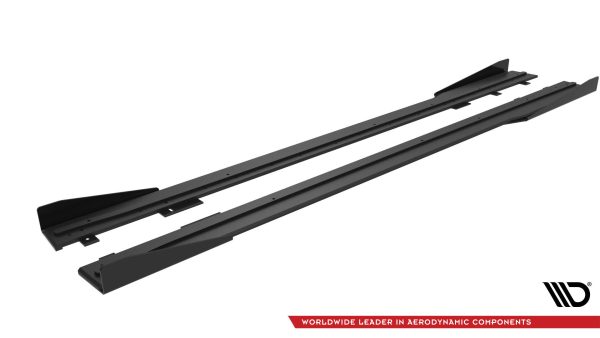 Sideskjørt Street Pro Med Flaps Ford Mustang GT Mk7