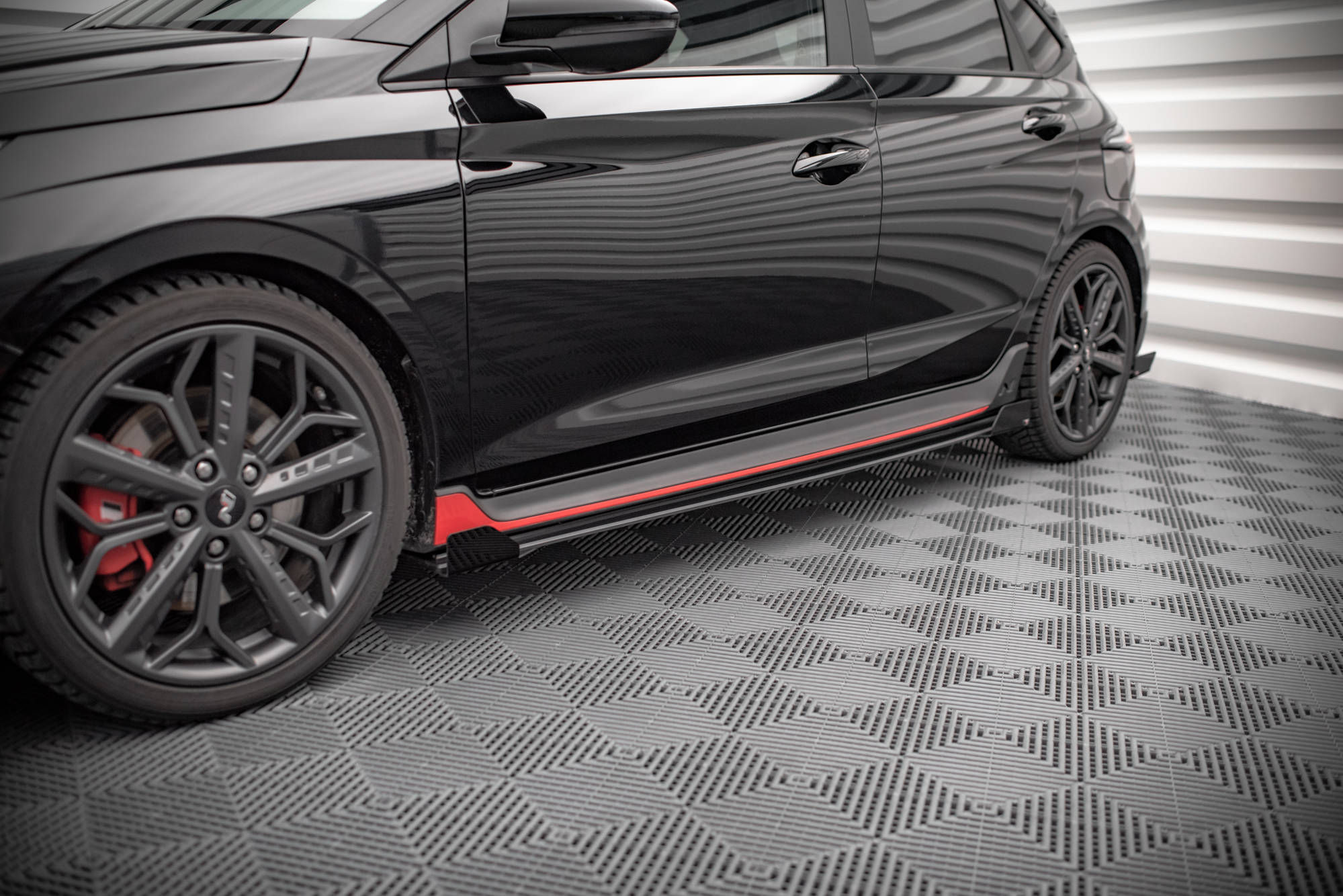 Sideskjørt Street Pro Med Flaps Hyundai I20 N Mk3