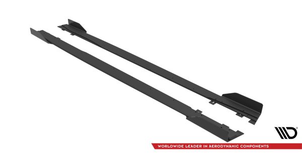 Sideskjørt Street Pro Med Flaps Mercedes A35 AMG / AMG-Line Aero Pack W177