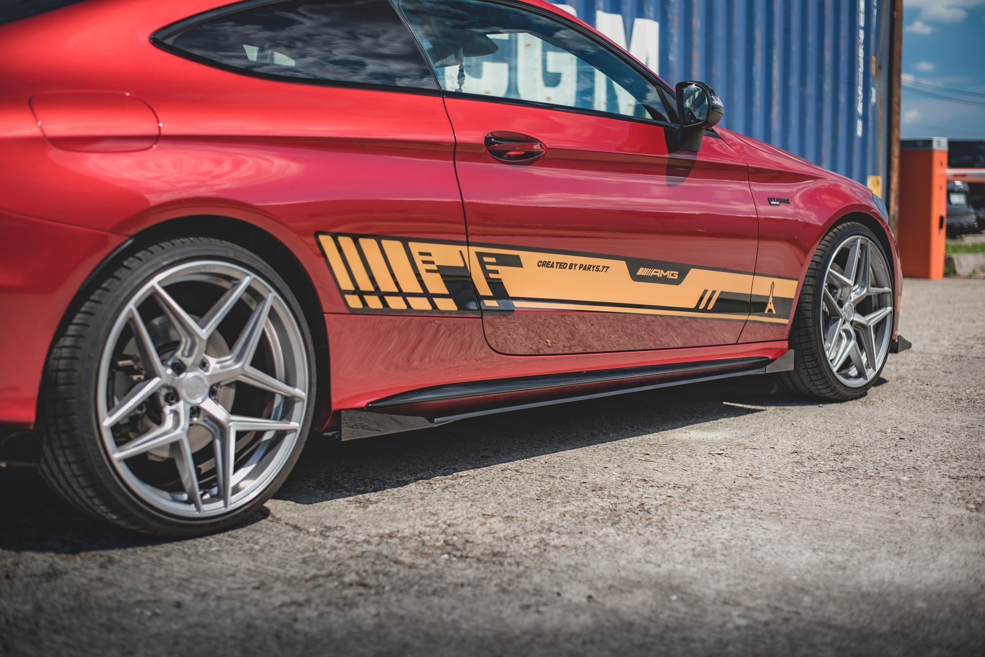 Sideskjørt Street Pro+ Flapsy Mercedes AMG C43 Coupe C205