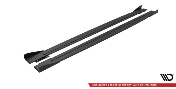 Sideskjørt Street Pro Med Flaps Mercedes-AMG C43 Coupe / Cabrio C205 Facelift / A205 Facelift