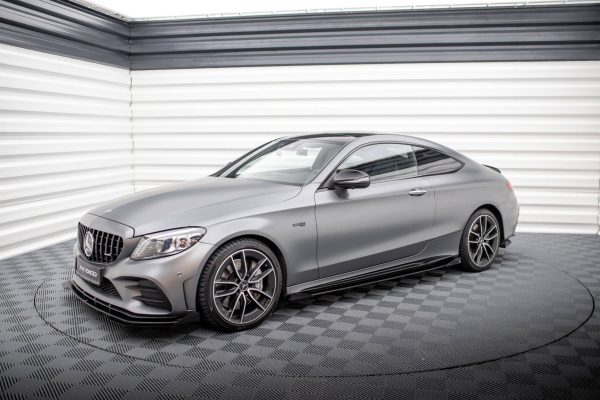 Sideskjørt Street Pro Med Flaps Mercedes-AMG C43 Coupe / Cabrio C205 Facelift / A205 Facelift