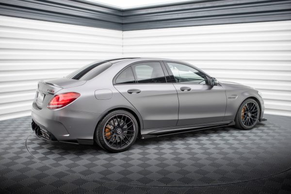 Sideskjørt Street Pro Med Flaps Mercedes-AMG C63 Sedan / Estate W205 Facelift