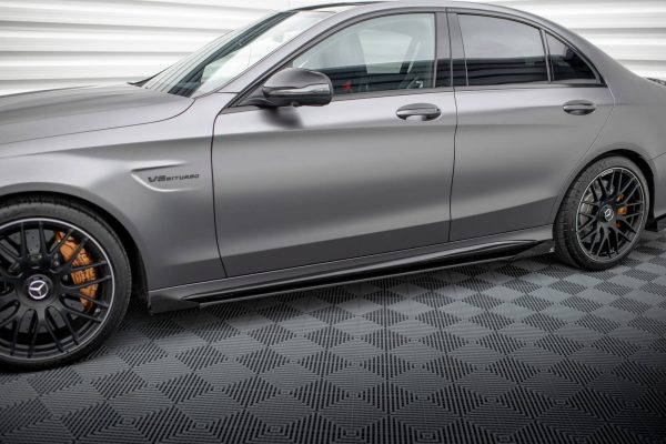 Sideskjørt Street Pro Med Flaps Mercedes-AMG C63 Sedan / Estate W205 Facelift