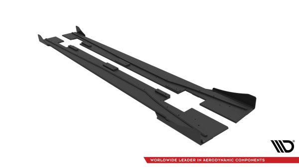 Sideskjørt Street Pro Med Flaps Mercedes-Benz A 45 AMG W176 Facelift