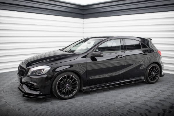Sideskjørt Street Pro Med Flaps Mercedes-Benz A AMG-Line W176 Facelift
