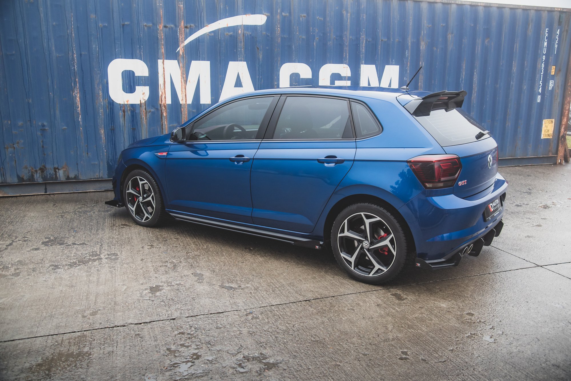 Sideskjørt Street Pro Med Flaps VW Polo GTI MK6