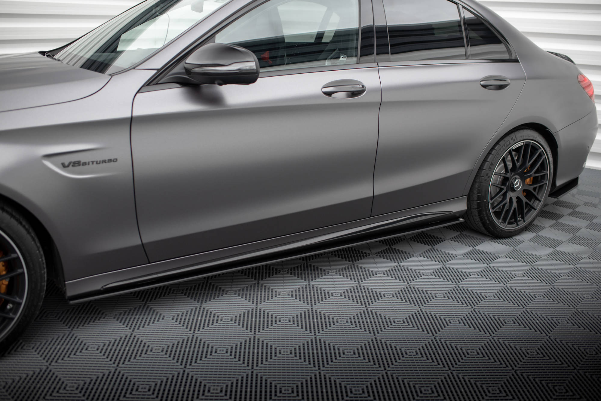 Sideskjørt Street Pro Mercedes-AMG C63 Sedan / Estate W205 Facelift