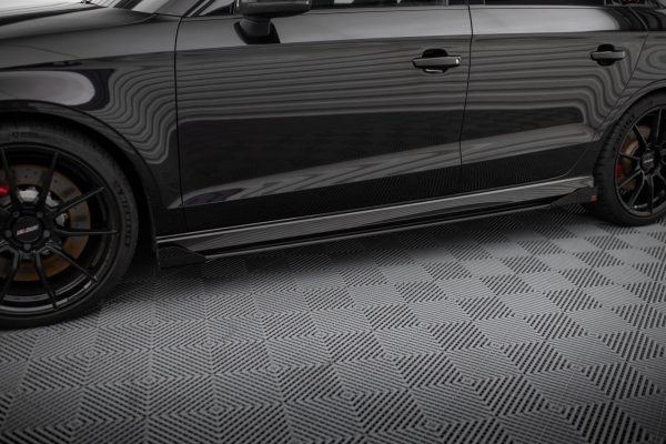 Sideskjørt Street Pro V.1 Med Flaps Audi RS3 Sedan 8V Facelift