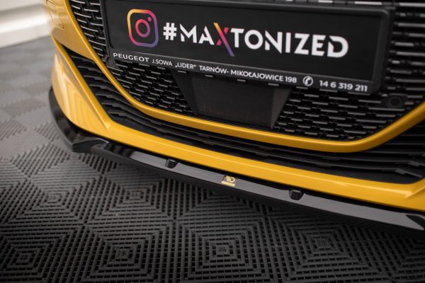 Frontleppe V.1 Med Flaps Peugeot 208 GT Mk2
