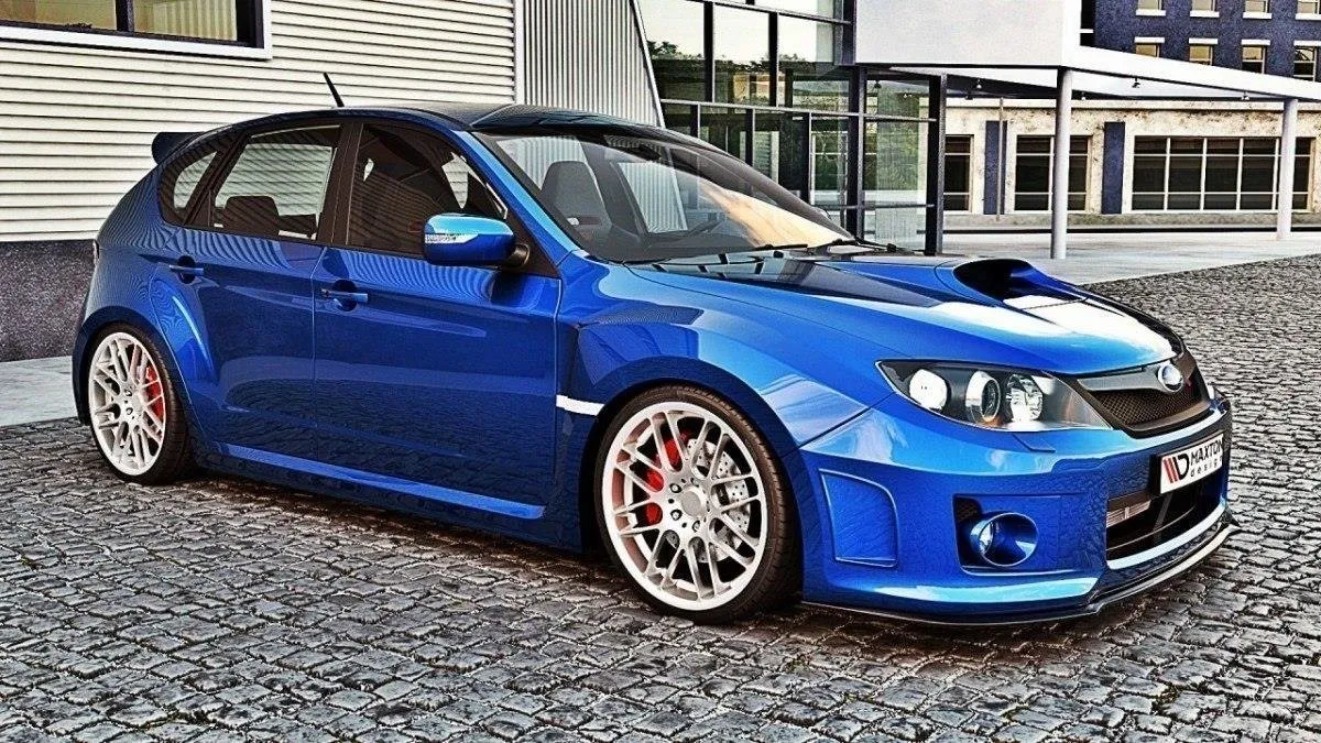 Frontleppe V.1 Subaru Impreza WRX STI MK3 Facelift - Bilde 2