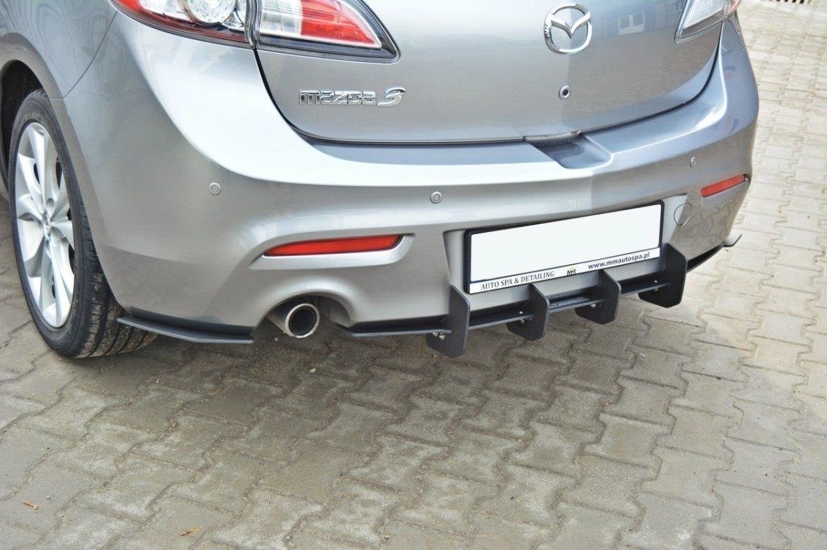 Diffuser i Bakre Flaps Mazda 3 MK2 Sport
