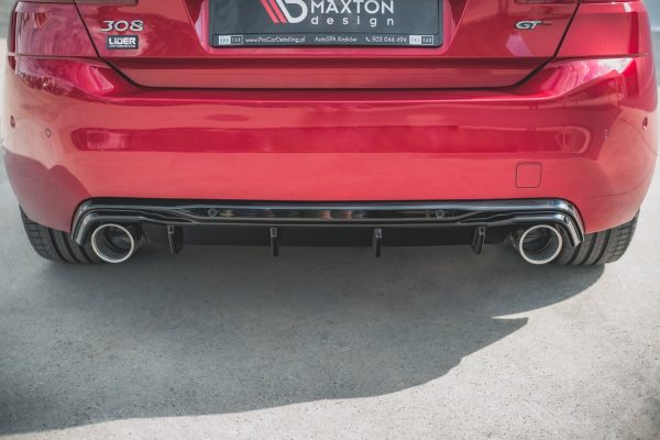 Baksplitter Med Eksosgrill Wydechu Peugeot 308 GT Mk2 Facelift