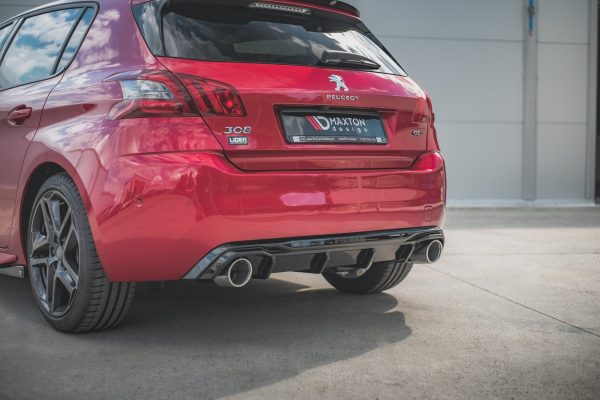 Baksplitter Med Eksosgrill Wydechu Peugeot 308 GT Mk2 Facelift