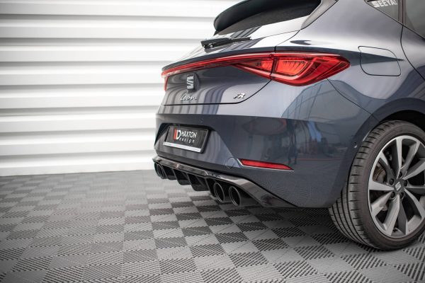 Baksplitter Med Eksosgrill Wydechu Seat Leon FR Hatchback Mk4
