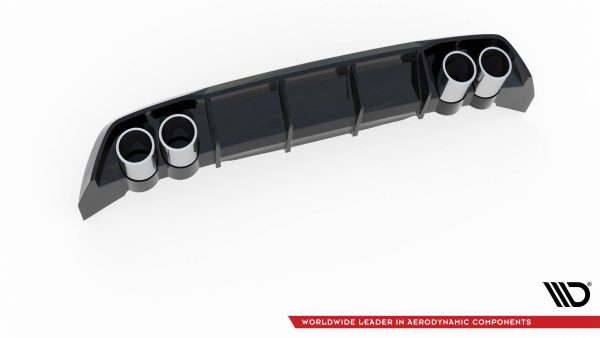 Baksplitter Med Eksosgrill Wydechu Seat Leon FR Hatchback Mk4