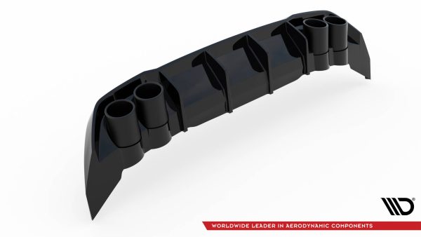 Baksplitter Med Eksosgrill Wydechu Seat Leon FR Hatchback Mk4