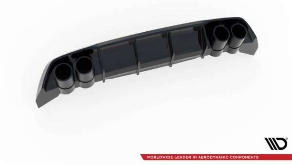 Baksplitter Med Eksosgrill Wydechu Seat Leon FR Hatchback Mk4