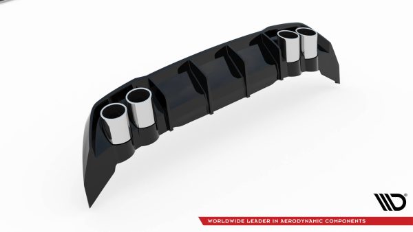 Baksplitter Med Eksosgrill Wydechu Seat Leon FR Hatchback Mk4