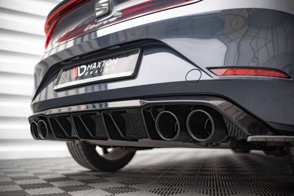 Baksplitter Med Eksosgrill Wydechu Seat Leon FR Hatchback Mk4