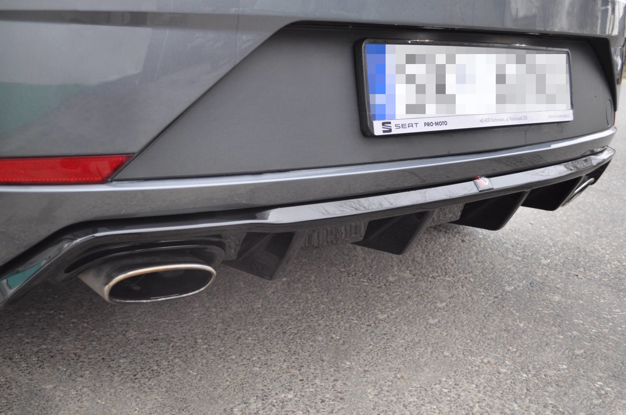 Diffuser V.1 Seat Leon Cupra Mk3 FL Hatchback