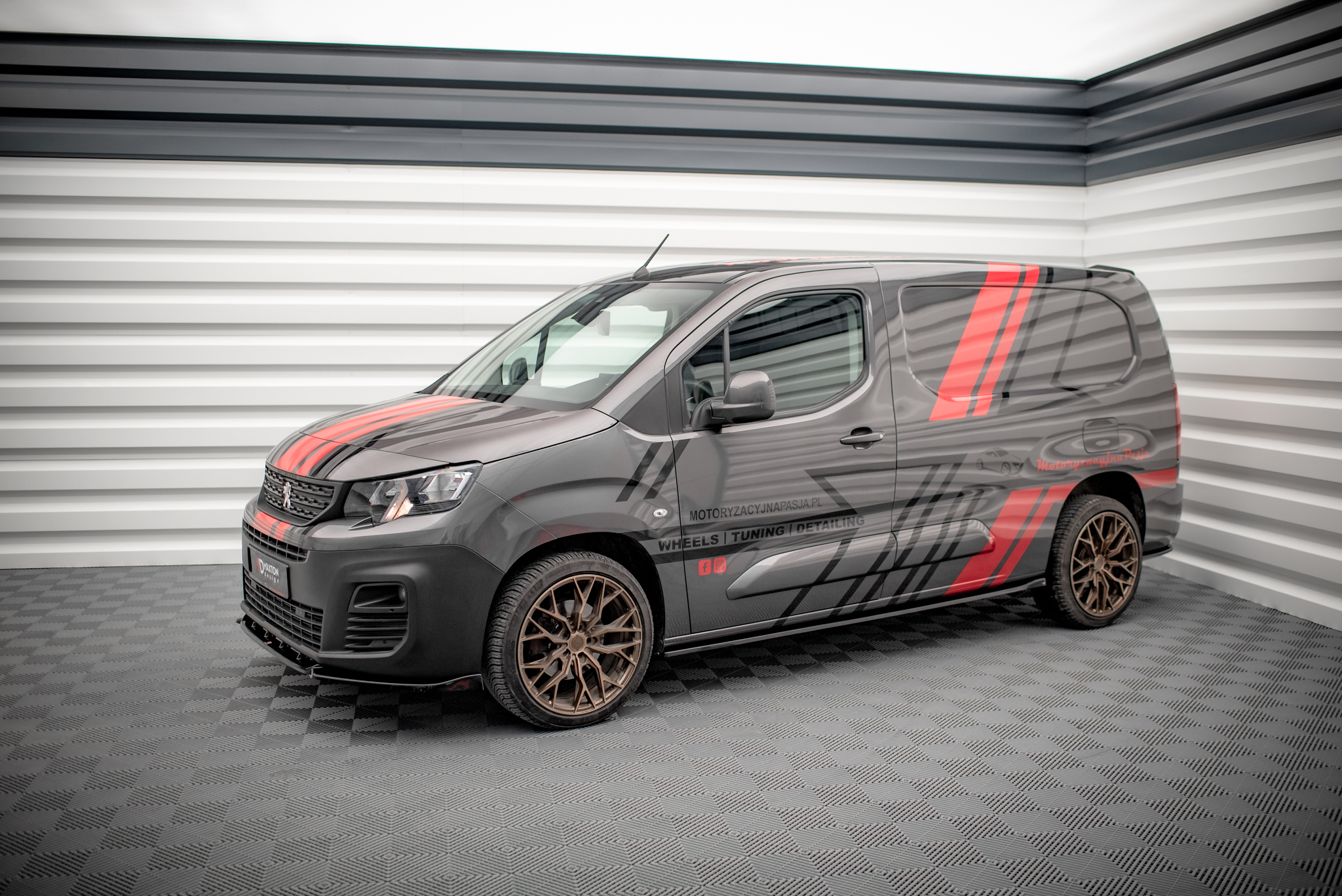 Splittersett Peugeot Partner Mk3