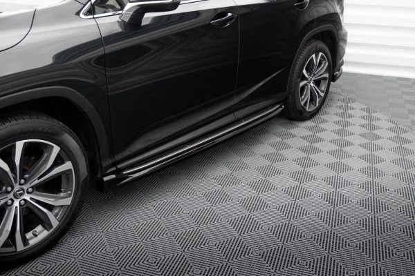 Sideskjørt Lexus RX Mk4 Facelift (wersja z fabrycznymi stopniami progowymi)